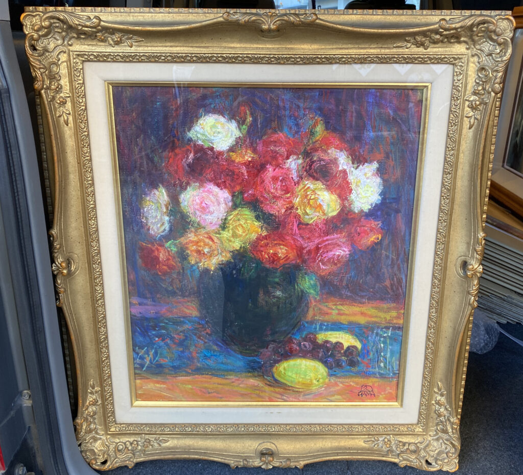 濱本久雄、【原生】、希少な額装用画集より、新品額装付 濱本久雄、、希少な額装用画集より、新品額装付